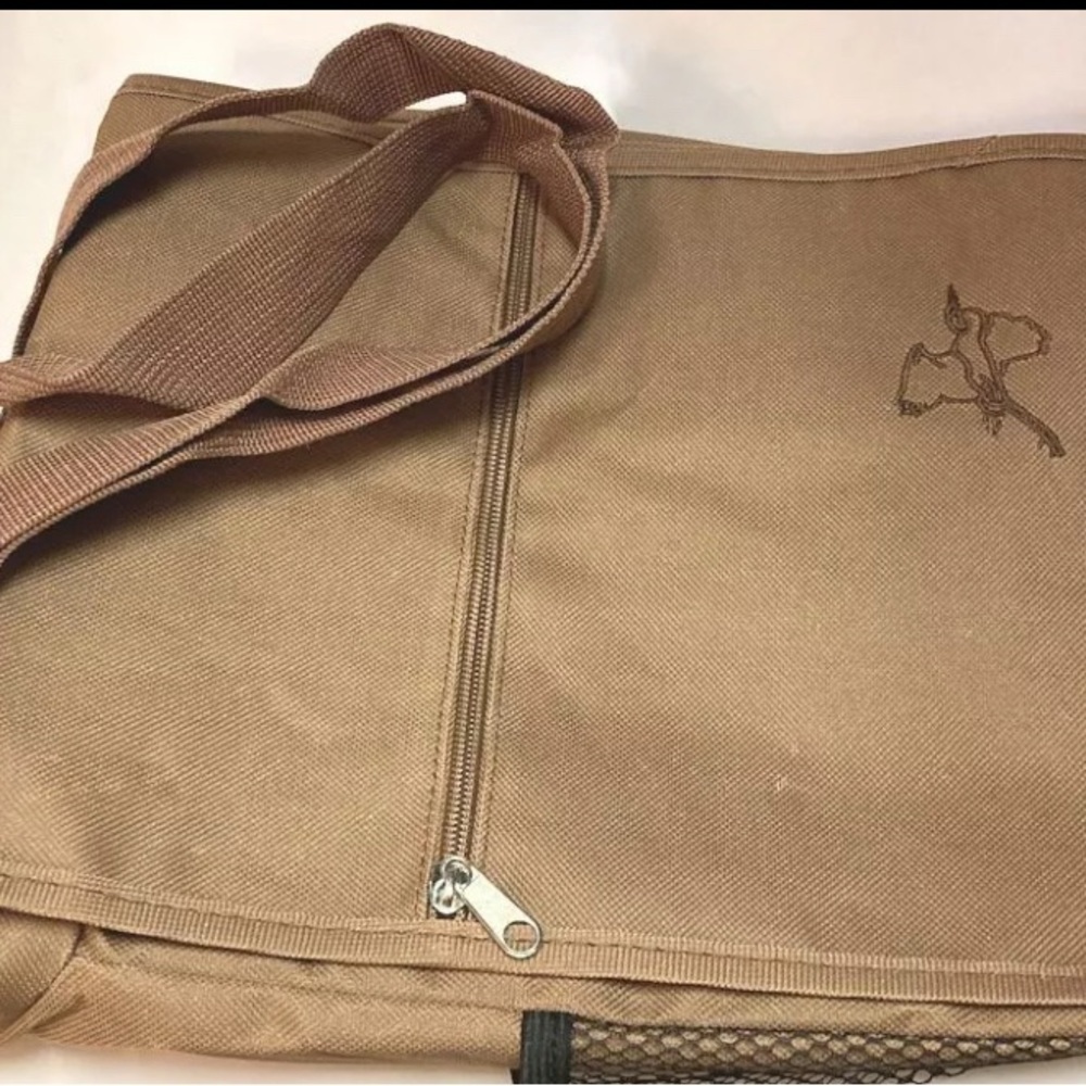 Audubon Tan Crossbody Satchel Shoulder Bag w/Adjustable Strap NWT - Picture 4 of 8